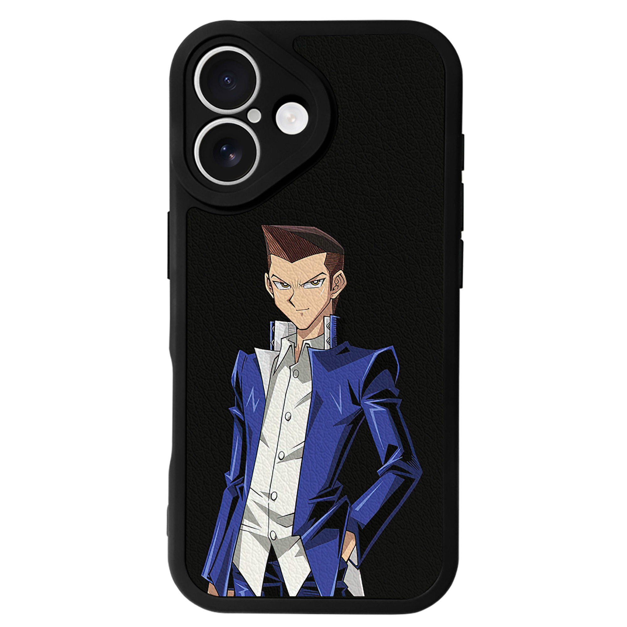 遊☆戯☆王 Yu-Gi-Oh! 【iPhone 16シリーズ対応】シリコンスマホケース（レザー調） 材質：シリコン